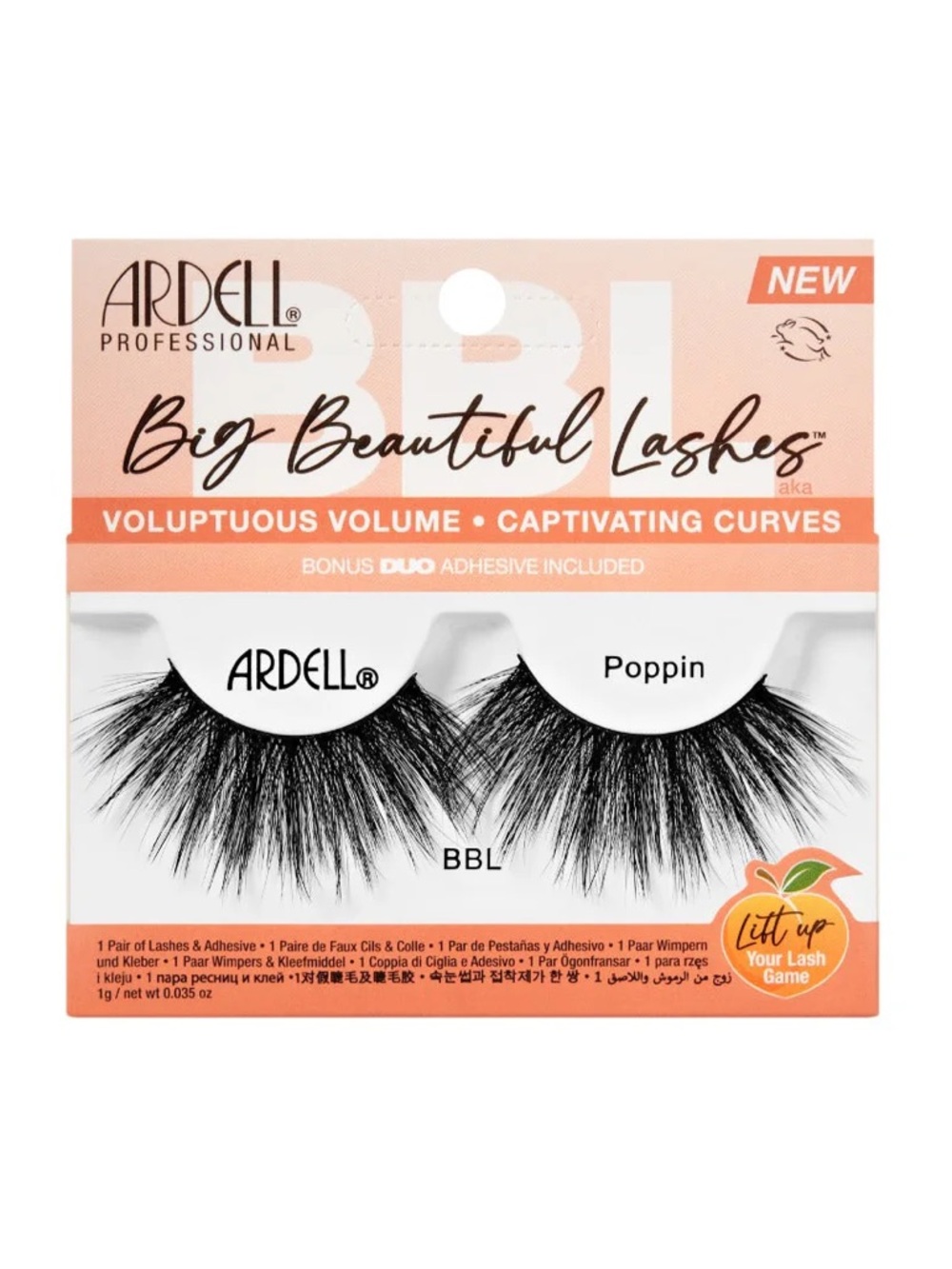 Ardell Big Beautiful Lashes “Poppin” ✨ Maximum Volume Adhesive Eyelashes 💖